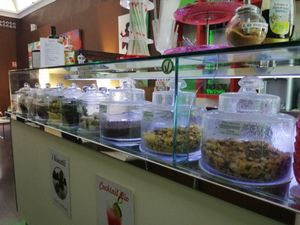 Cookies and snacks at Bio & Chocolate in Siena