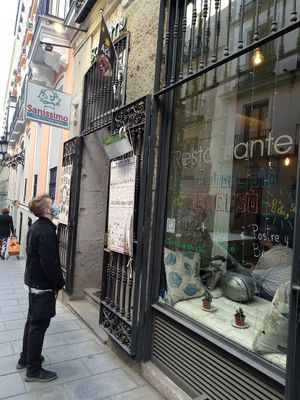 Exterior at Sanissimo - Opera in Madrid