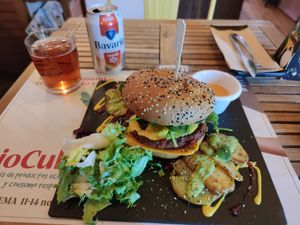 Red Dragon Burger at Sanissimo - Opera in Madrid