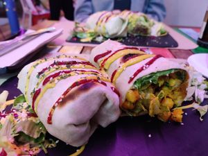 "Lady Killer" burrito at Sanissimo - Opera in Madrid