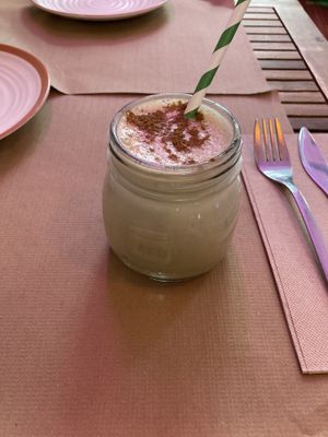 Matcha grey- literally some of the best tea I’ve had in my life. Gonna be dreaming about this guy for awhile  at Sanissimo - Opera in Madrid