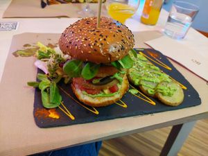 Main / Burger at Sanissimo - Opera in Madrid