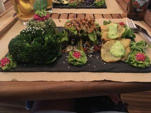 Lasaña con tofu at Sanissimo - Opera in Madrid