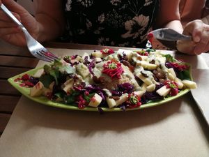 Vixen salad at Sanissimo - Opera in Madrid