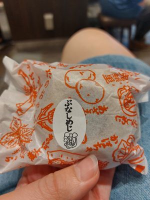 Mushroom oyaki at Irohado in Nagano