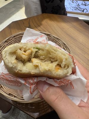 Raddish oyaki  at Irohado in Nagano