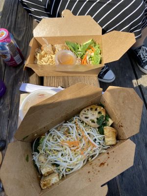 A number 8 and number 10.  at Chau VeggiExpress - Granville Island Stall in Vancouver