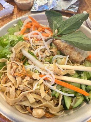 rickshaw bowl  at Chau VeggiExpress - Granville Island Stall in Vancouver