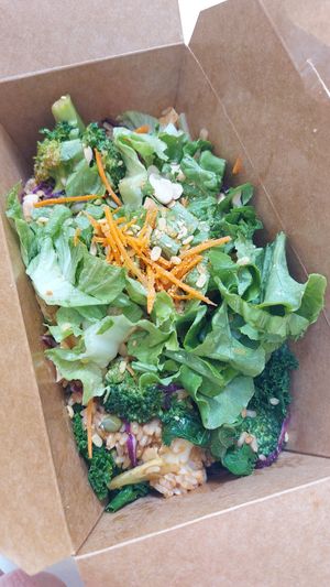 Midnight swim bowl - there is more than the eye can see... at Chau VeggiExpress - Granville Island Stall in Vancouver