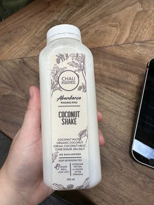 Coconut shake  at Chau VeggiExpress - Granville Island Stall in Vancouver