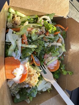 Sapa power salad - yummy!  at Chau VeggiExpress - Granville Island Stall in Vancouver