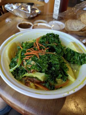 Golden Temple Soup at Chau VeggiExpress - Granville Island Stall in Vancouver