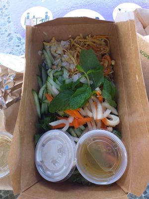 11 - Tropical Rainstorm Bowl during pandemic at Chau VeggiExpress - Granville Island Stall in Vancouver