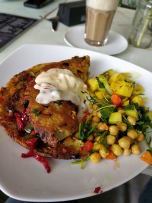 Veggie Omlette at Kiez Vegan - Warschauer Str in Berlin