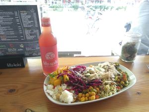 Mixed salad at Kiez Vegan - Warschauer Str in Berlin