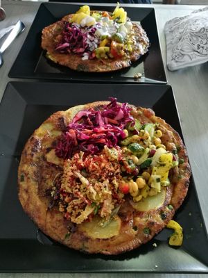 Gemüse- und Bauernomelette at Kiez Vegan - Warschauer Str in Berlin