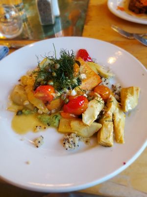 Nori tofu at Leaf Vegetarian Restaurant in Boulder