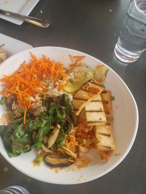 Bahn mi bowl at Leaf Vegetarian Restaurant in Boulder