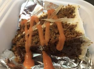 Carrot cake   at Leaf Vegetarian Restaurant in Boulder