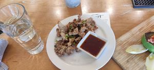 Mushrooms at Leaf Vegetarian Restaurant in Boulder