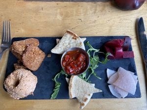   at Leaf Vegetarian Restaurant in Boulder