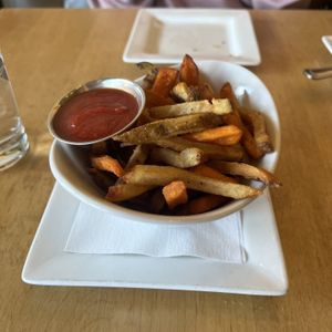 fries  at Leaf Vegetarian Restaurant in Boulder