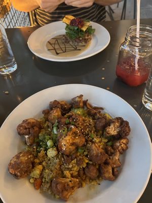   at Leaf Vegetarian Restaurant in Boulder