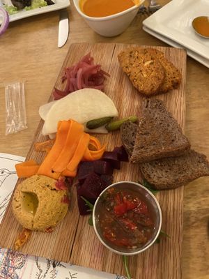   at Leaf Vegetarian Restaurant in Boulder