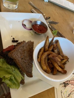   at Leaf Vegetarian Restaurant in Boulder