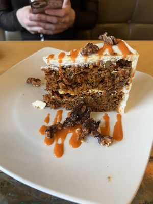 Carrot cake   at Leaf Vegetarian Restaurant in Boulder