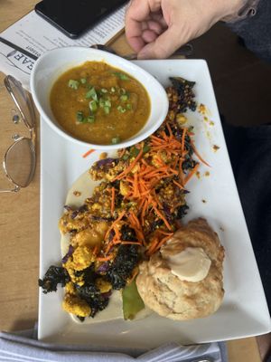   at Leaf Vegetarian Restaurant in Boulder