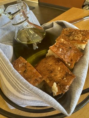 Table bread  at Leaf Vegetarian Restaurant in Boulder