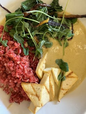 Thai green curry  at Leaf Vegetarian Restaurant in Boulder