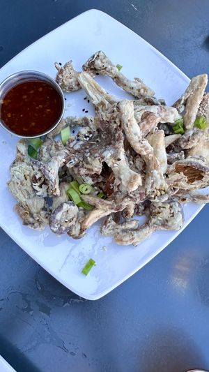 Oyster mushrooms   at Leaf Vegetarian Restaurant in Boulder