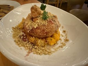 Wellington purse at Leaf Vegetarian Restaurant in Boulder