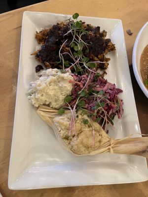 Lapsang souchong bbq  at Leaf Vegetarian Restaurant in Boulder