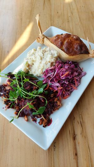 Lapsang Souchong BBQ at Leaf Vegetarian Restaurant in Boulder