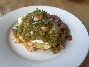 Huevos Rancheros   at Leaf Vegetarian Restaurant in Boulder