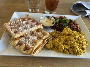 Vegan Brunch  at Leaf Vegetarian Restaurant in Boulder