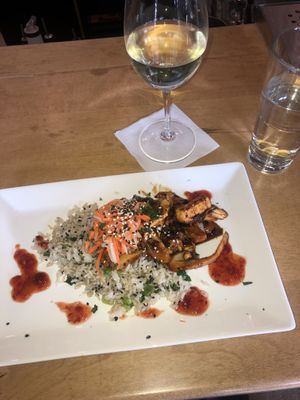 Korean bbq  at Leaf Vegetarian Restaurant in Boulder