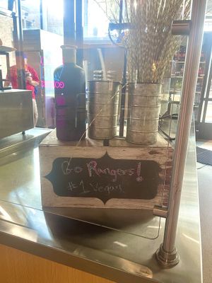 100% vegan stand  at Visiting Vegan in Arlington