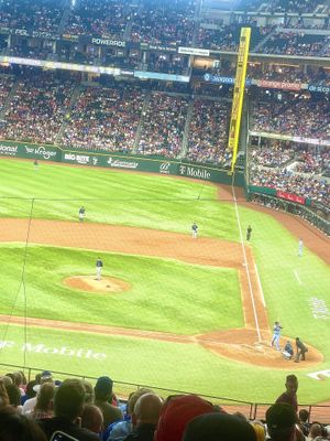 Globe life field   at Visiting Vegan in Arlington