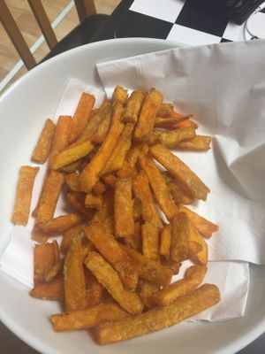Sweet Potato Fries at The Green Room in Middlesbrough