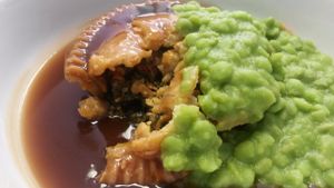 Spiced lentil and vegetable pie at The Green Room in Middlesbrough