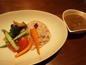Sri Lankan Curry at Evah Dining Macrobiotic - Hakata Riverain Mall in Fukuoka