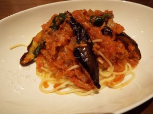 Spicy Spaghetti at Evah Dining Macrobiotic - Hakata Riverain Mall in Fukuoka