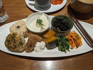 Evah macrobiotic set  at Evah Dining Macrobiotic - Hakata Riverain Mall in Fukuoka