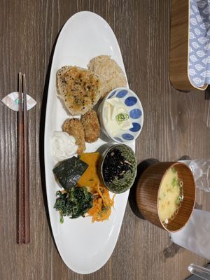 Mixed plate  at Evah Dining Macrobiotic - Hakata Riverain Mall in Fukuoka
