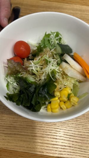 Salad with pastaa  at Evah Dining Macrobiotic - Hakata Riverain Mall in Fukuoka