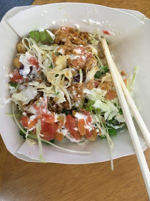 Brown rice box at Evah Dining Macrobiotic - Hakata Riverain Mall in Fukuoka